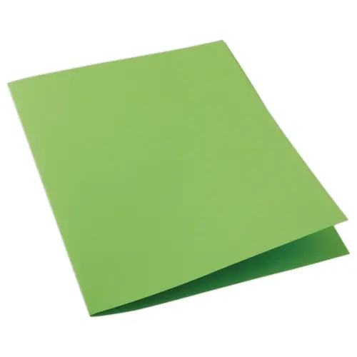 100 Chemises cartonnées colorées - Vert - Fiducial