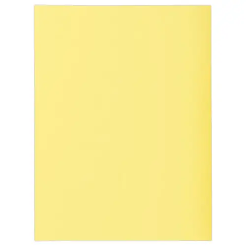 100 Chemises A4+ - jaune pastel - 220g - FIDUCIAL OFFICE SOLUTIONS 