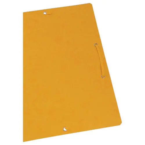 Chemise simple à élastiques en carte - Jaune - FIDUCIAL