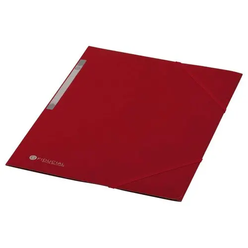 Chemise 3 rabats &agrave; &eacute;lastique en carte rigide - Framboise - FIDUCIAL 