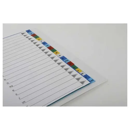 Jeu d'intercalaires alphabétiques FIDUCIAL polypropylène couleur A4