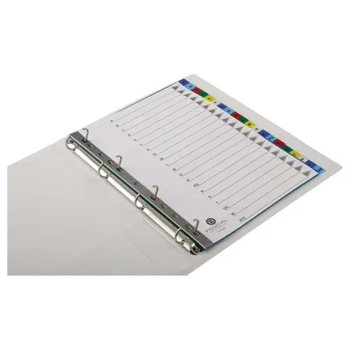 Jeu d'intercalaires alphabétiques FIDUCIAL polypropylène couleur A4