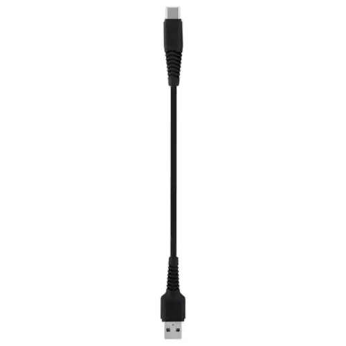 C&acirc;ble USB-C renforc&eacute; - 2m - Noir - T'nB 