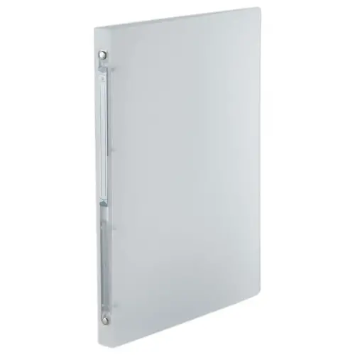 Classeur translucide coloré 4 anneaux, dos 2 cm - Incolore - FIDUCIAL