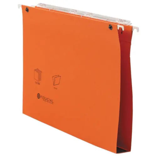 25 Dossiers suspendus pour tiroirs - Fond 3 cm - Orange 