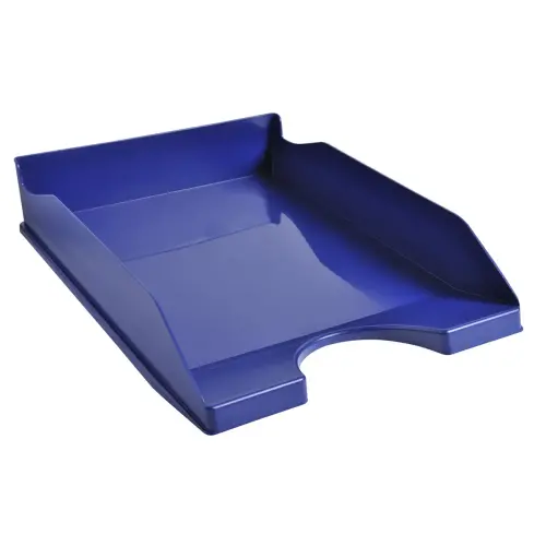 Corbeille à courrier opaque colorée - Bleu - FIDUCIAL