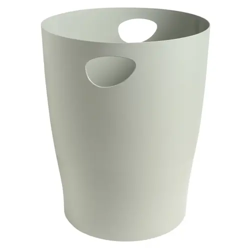 Corbeille &agrave; papier - 15 L - gris -  FIDUCIAL 