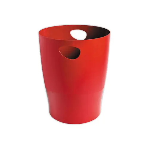 Corbeille à papier - 15 L - rouge - FIDUCIAL