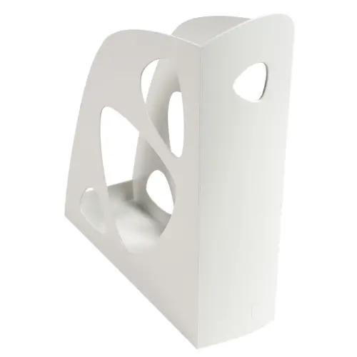 Porte-revues opaque - Dos 8 cm - Gris - Fiducial