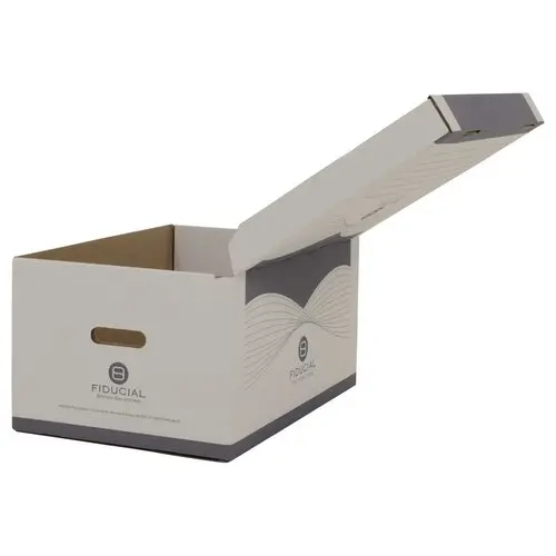 10 Containers pour boîtes archives - Ouverture sur le dessus - FIDUCIAL