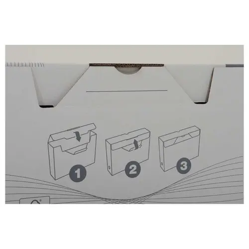 10 Boîtes à archives carton - Dos 10 cm - FIDUCIAL