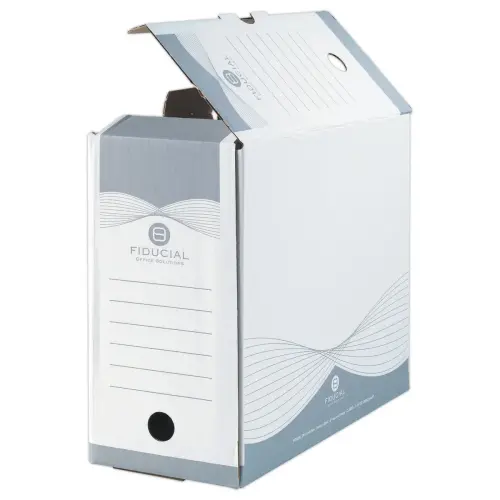20 Boîtes à archives automatiques spéc.classeurs - Dos 15 cm - FIDUCIAL