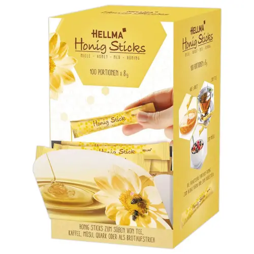 100 STICK DE MIEL DE FLEUR