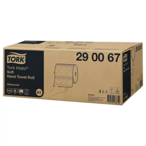 6 Essuie-mains doux H1 - Blanc - Tork