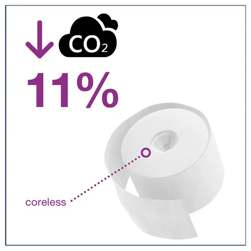 Distributeur double pour papier toilette Mid-Size sans mandrin - TORK
