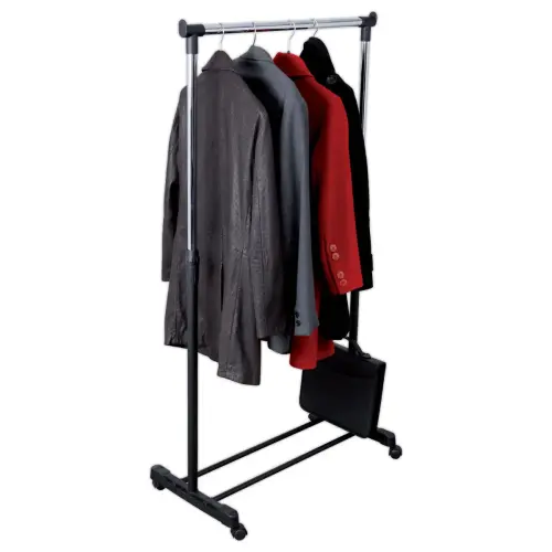 Vestiaire télescopique 15 cintres