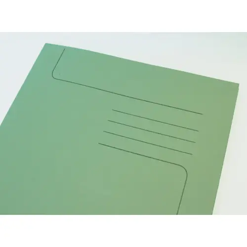 50 Chemises sous-dossier carte 2 rabats - Vert - FIDUCIAL