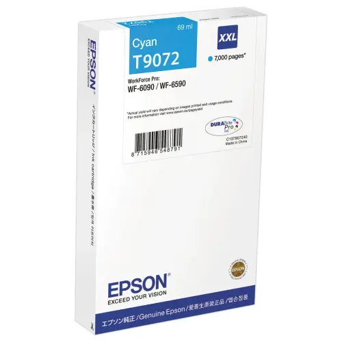 Cartouche T9072 - Cyan - Epson 
