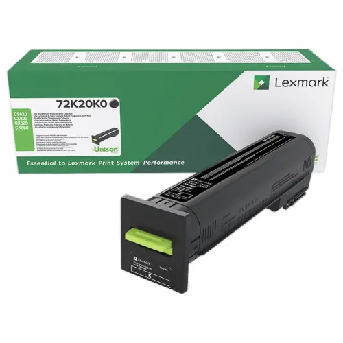 Toner LEXMARK 722 noir 72K20K0