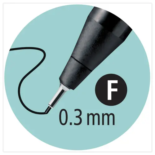 Stylo-feutre SENSOR F - Pointe fine - Vert - STABILO 