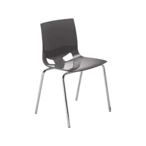 Chaise coque Fondo - Anthracite 