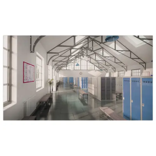 Vestiaire multicases - 3 colonnes de 2 cases - Gris - VINCO INDUSTRIES