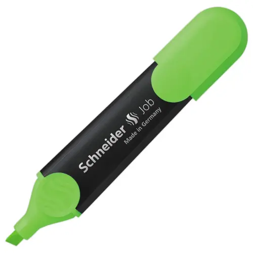 Surligneur Job Vert 1-5mm - Ecologique & Rechargeable - SCHNEIDER 
