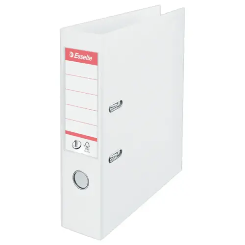 Classeur &agrave; levier n&deg;1 Power - Dos 7,5 cm - Blanc - ESSELTE 