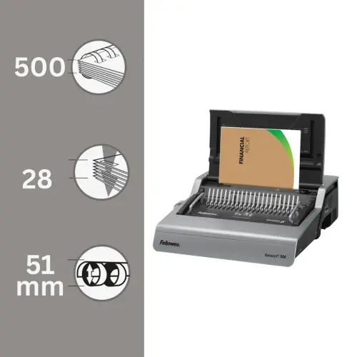 Perforelieur électrique Galaxy E-500 -Fellowes