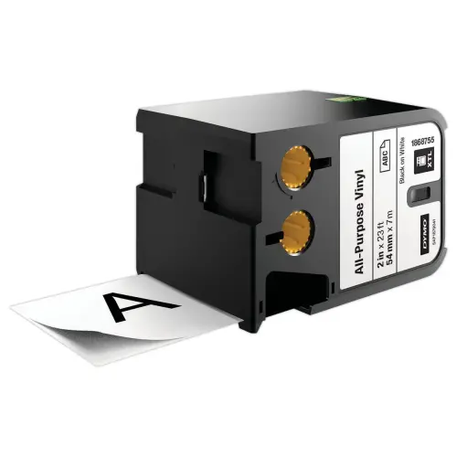 Ruban pour titreuse DYMO XTL 54mm Noir/Blanc