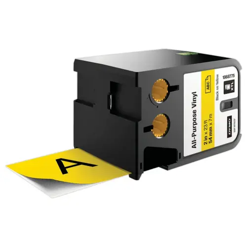 Ruban pour titreuse DYMO XTL 54mm Noir/Jaune