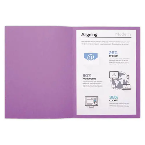 100 Chemises de rangement Forever 170 - Violet - EXACOMPTA 