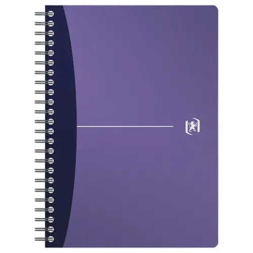 Cahier spirale Oxford Urban A5, Ligné 7mm , 180 pages