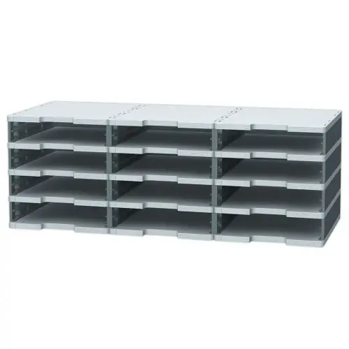 6 Modules pour monter 12 cases sur 2, 3 ou 4 colonnes.