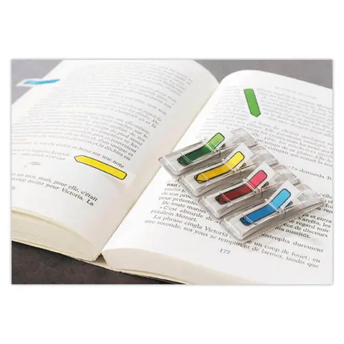 Marque-pages flèches 1,2 x 4,5 cm - Couleurs vives - FIDUCIAL