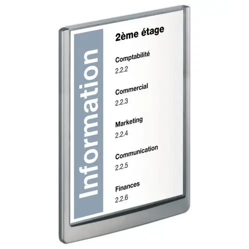 Plaque de porte Click Sign - A4 - DURABLE