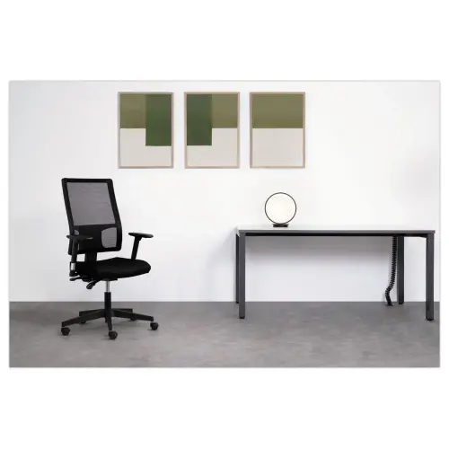 Siège de bureau synchrone Taktik en résille - Noir - Monté