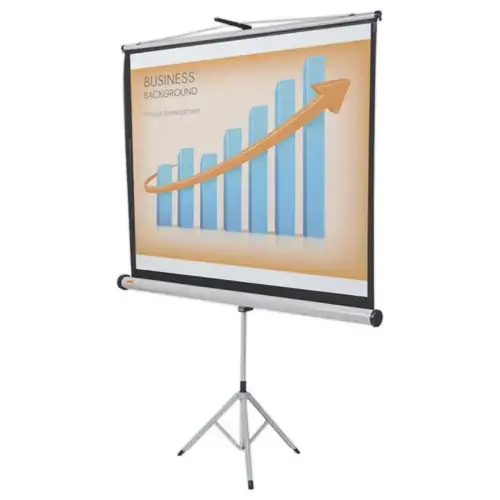 Ecran de projection avec trépied - 175 x 115 cm - NOBO