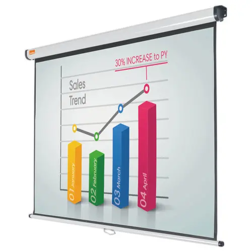 Ecran de projection mural - 200 x 135 cm - NOBO