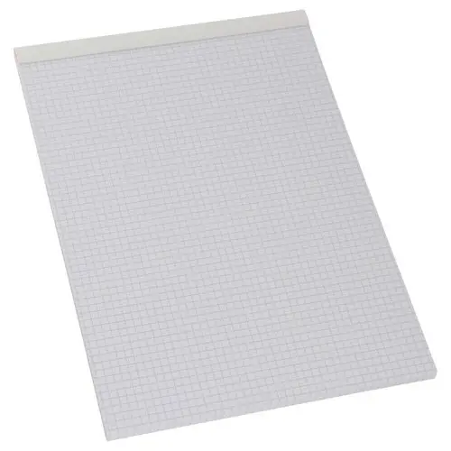 Bloc FIDUCIAL orange A4, 80 feuilles, 5x5, 80g