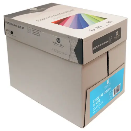 Ramette de 500 feuilles papier couleurs vives A4 Executive Colors - Bleu - FIDUCIAL