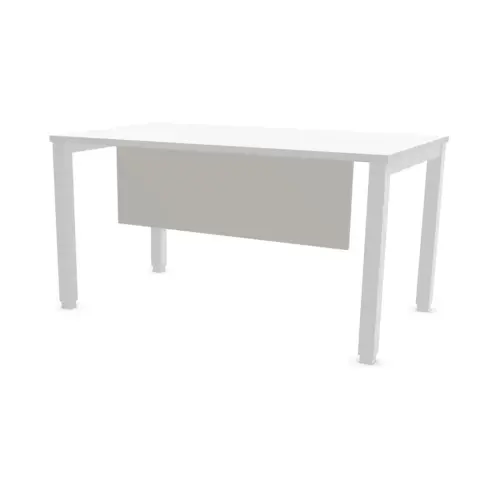 Voile de fond m&eacute;lamin&eacute; L 140 aluminium 
