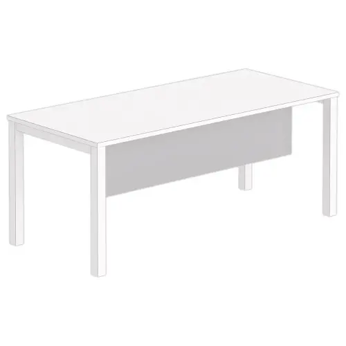 Voile de fond L 180 aluminium 