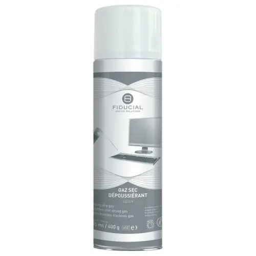Aérosol de gaz sec dépoussiérant – Non inflammable – 400 ml – Fiducial