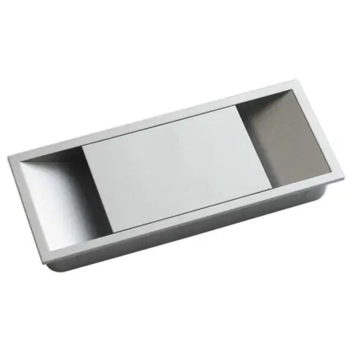 Passe-câbles obturateur rectangulaire gris
