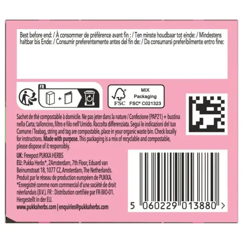 20 Sachets d'infusion bio - Menthe poivrée et réglisse - Pukka