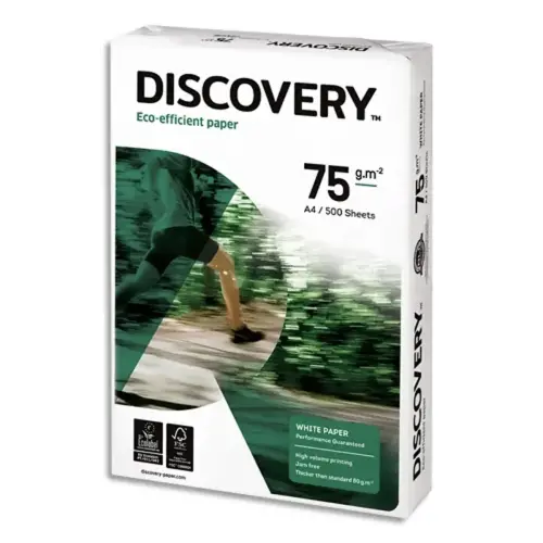 5 Ramettes (2 500 feuilles) - A4 - 75g - DISCOVERY