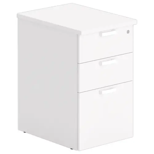 Caisson 3 tiroirs - Blanc - P 60 cm