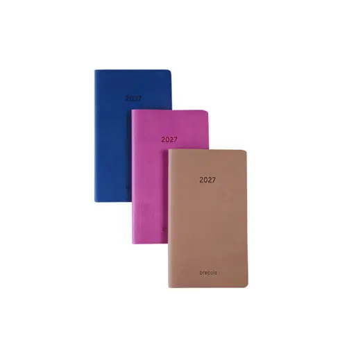 Agenda semainier Colora - 9x16cm - Assortis - Janvier à décembre - BREPOLS