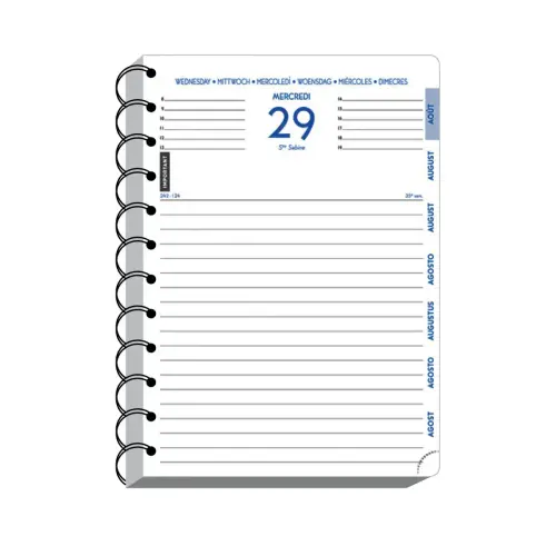 Agenda journalier Exacompta Forum - 12x17cm - Kaki
